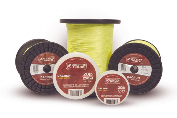SCIENTIFIC ANGLERS Backing, Yellow, 20lb, lose