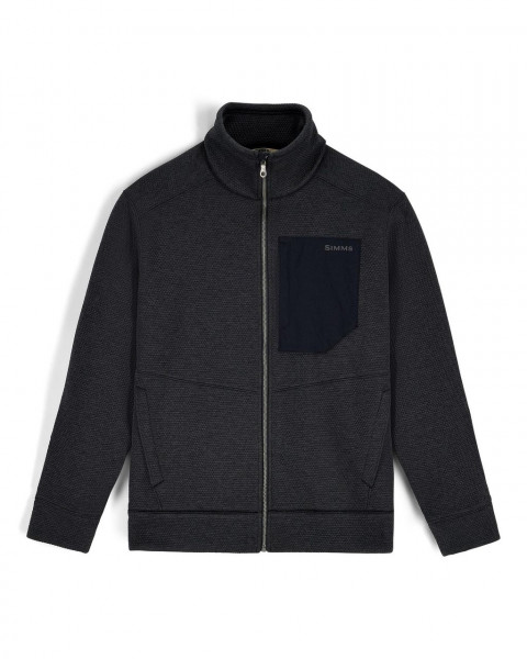 Simms Harbor Fleece Black Heather XXL