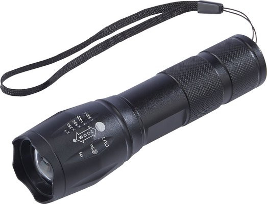 BALZER Aluminium Taschenlampe 300 Lumen Weißlicht / UV Licht