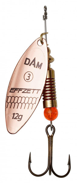 DAM EFFZETT PREDATOR SPINNER #2 7G SINKING COPPER