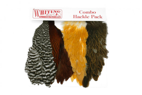 Whiting Introductory Soft Hackle Pack - 2 Half Capes/2 Half Saddles