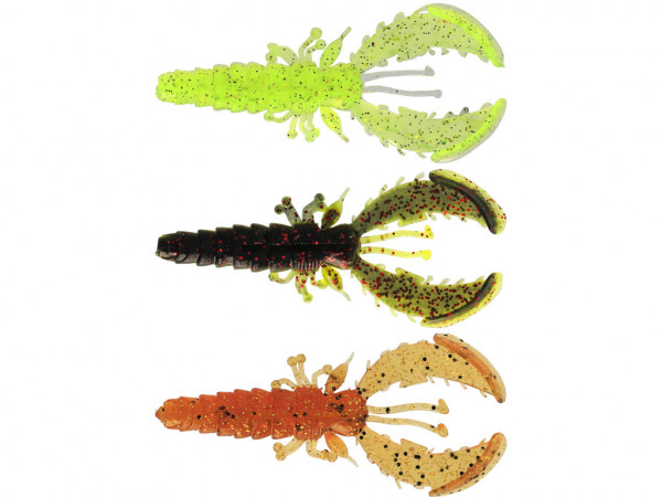 WESTIN CRECRAW SLIM CREATUREBAIT 5,5CM 1,5G FLOATING DARK WATER MIX 22 6PCS