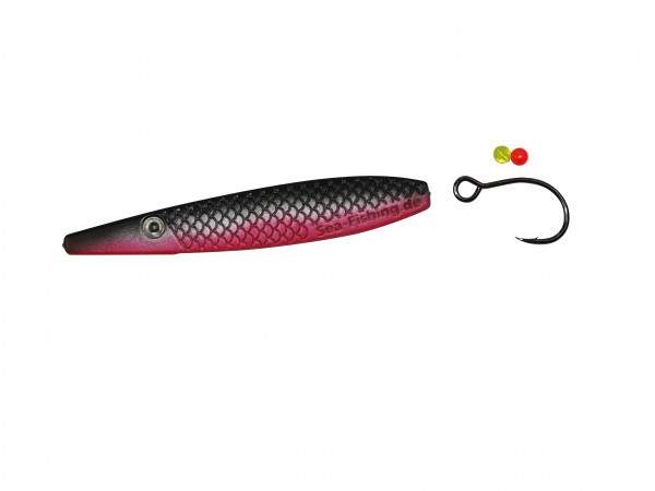 Eisele Eitz Free 25g #2 schwarz/silber/rot matt