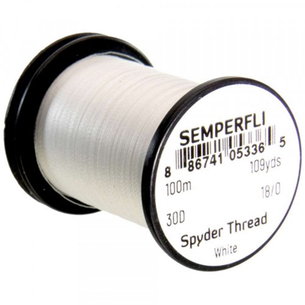 SEMPERFLI Semperfli Spyder Fly Tying Thread White