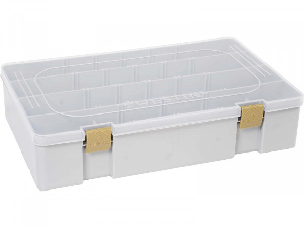 Westin W3 Tackle Box 36X22,5X8cm S4 Grey/Clear