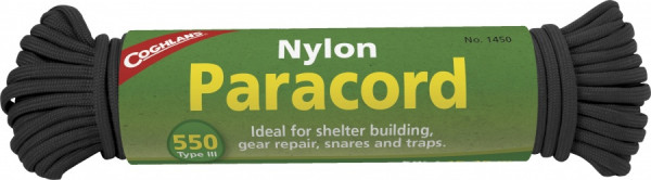 Coghlans 'Paracord 15. 25m schwarz