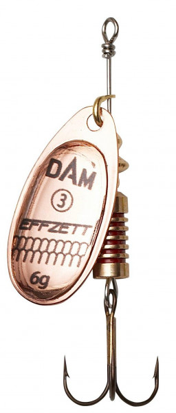 DAM EFFZETT STANDARD SPINNER #4 10G SINKING COPPER