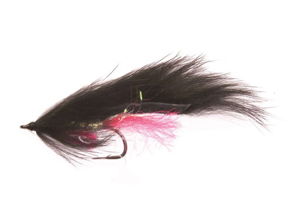 Unique Zonker Minnow Black Daiichi 2421 #6