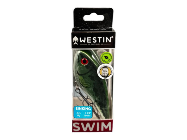WESTIN SWIM GLIDEBAIT 8CM 16G SINKING BABY BASS