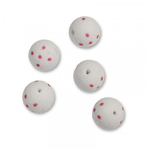 Zebco Flatty Scratcher EVA Beads fluo weiß