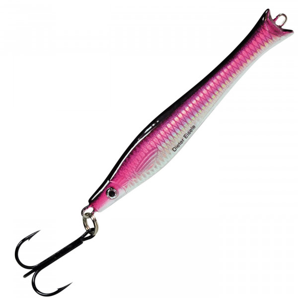 Eisele Pro-UV Pilker 70g SiW 1 rot, Norwegen-Version - VMC Drilling Gr. 3/0