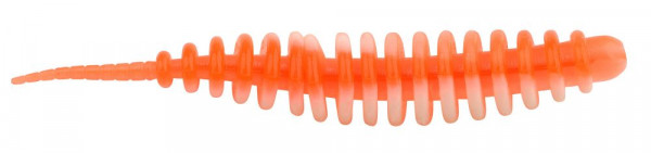 Trout Master Worm 65MM 8PCS Sweet Orange