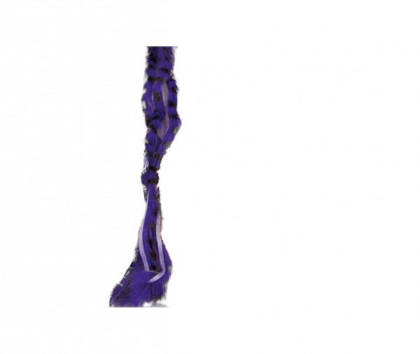 Grizzly Zonker Strips (3mm) purple/black