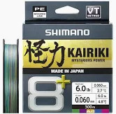 Shimano Geflochtene Schnur Kairiki 8+ 0,230mm 22,5kg Multicolor lose