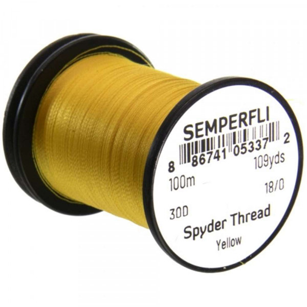SEMPERFLI Semperfli Spyder Fly Tying Thread Yellow