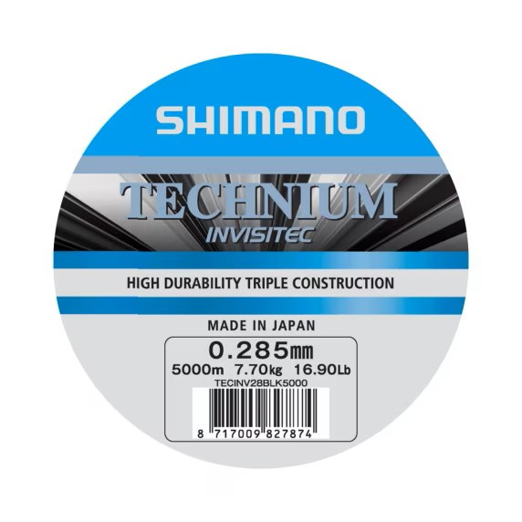 Shimano Schnur Technium Invisite Ø 0.285mm 7.7kg Grey lose