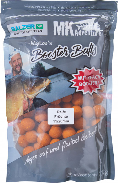 BALZER Matze Koch Booster Balls Boilies Reife Frücht1520