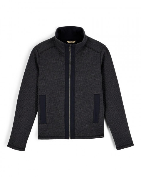Simms Wms Harbor Fleece Black Heather L