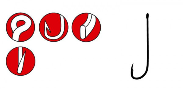 GAMAKATSU LS-5283F NEW LABEL HOOKS BLACK Gr.1