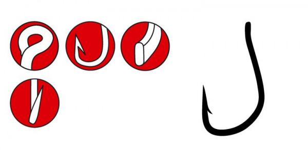 GAMAKATSU LS-3614F HOOKS BRONZE Gr.10 (25St)