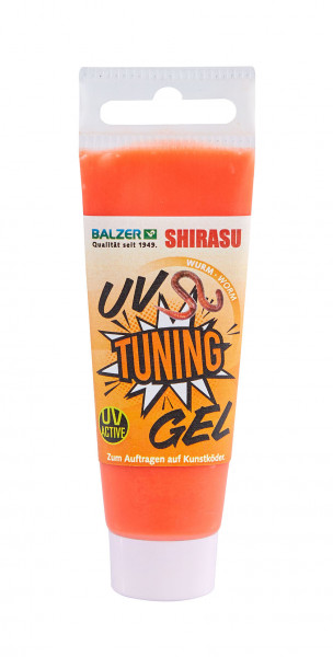 Balzer Shirasu UV Tuning Gel Wurm, orange