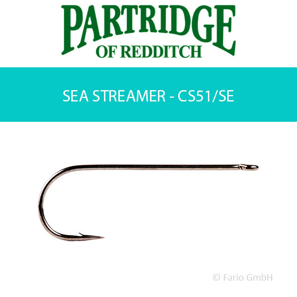 Partridge CS51/SE Sea Streamer Hooks BLN Gr. 8