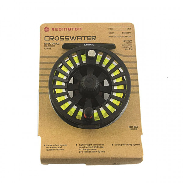 Redington Crosswater IV Fliegenrolle - prespooled - 7/8/9