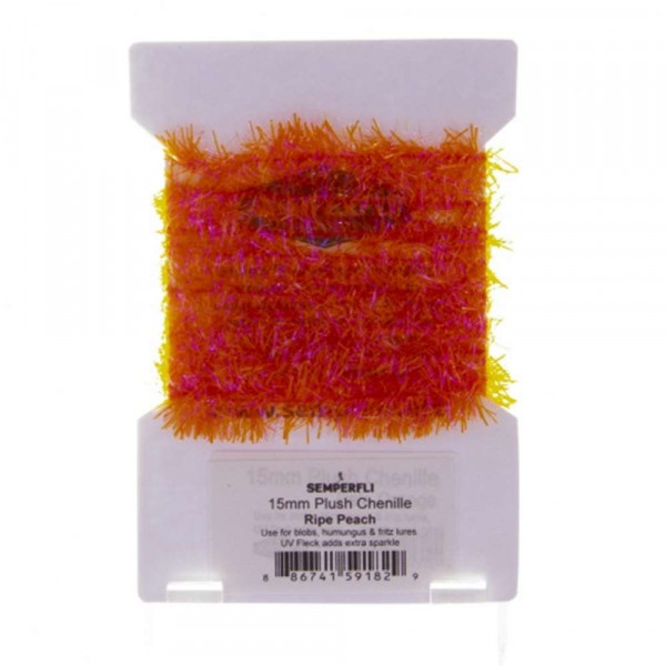 Semperfly 15mm Plush Chenille Ripe Peach