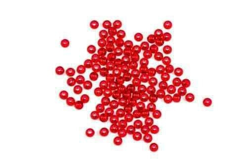 Gemini Genie Rig Beads - 3mm Ruby Red (100)