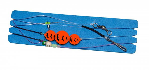 Eisele Brandungs-Vorfach 11, mit extra großer Auftriebperle weiß/schwarz