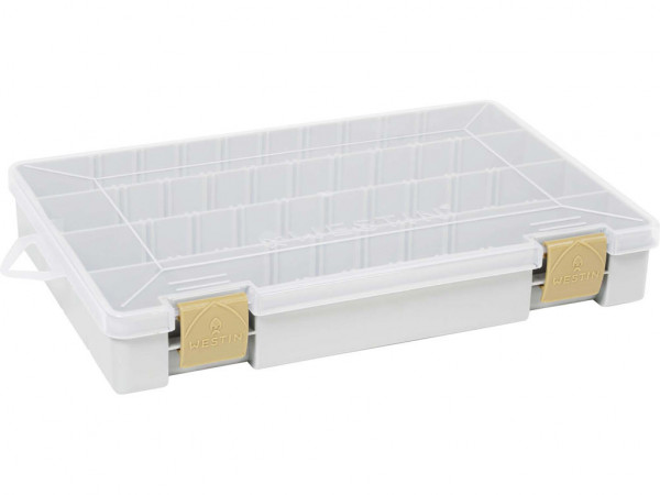 Westin W3 Tackle Box 36,5X22,5X3,5cm S7 Grey/Clear