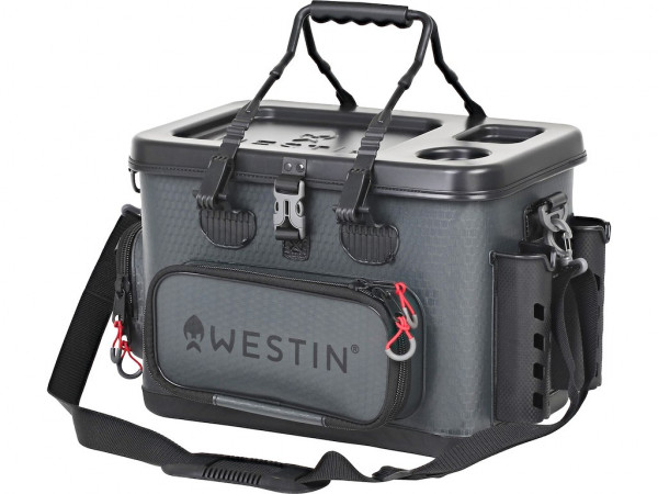 Westin W4 SAFEGUARD TACKLE BAG M TITANIUM BLACK 42 x 26 x 29 cm - 30 l