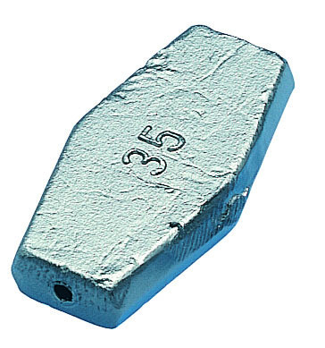 Balzer Grundblei 6-eckig 60g 2Stück