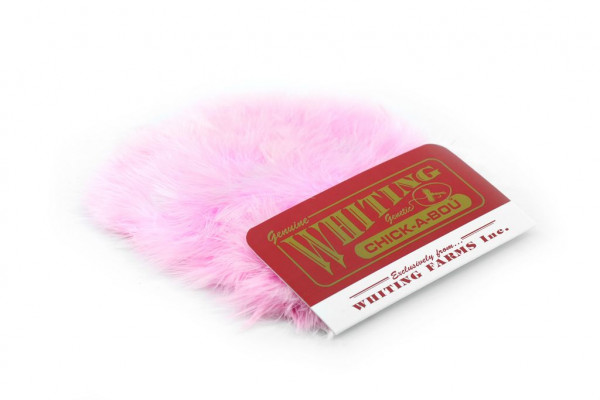 WHITING Chickabou Patch White dyed Shell Pink