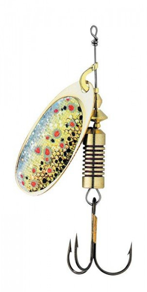 DAM EFFZETT NATURE 3D SPINNER #2 4G SINKING BROWN TROUT