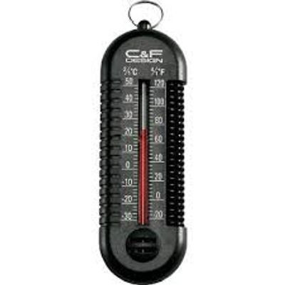 C&F 3-in-1 Thermometer Black (CFA-100-BK)
