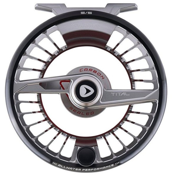 Greys Tital Fliegenrolle 7/8 Titanium/Black