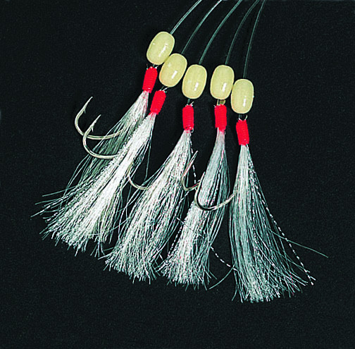 BALZER Makrelenvorfach, weiss, Hakengröße 2