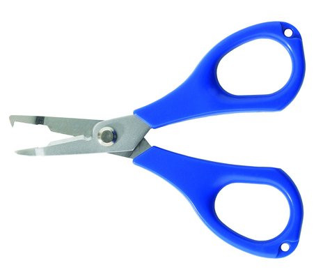 BALZER Schere schwarz für geflochtene Schnur, Sprengringzange