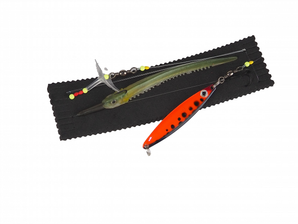 Eisele Steinbutt Spezial System Eitz Crab UV 25g, Hogy Sandaal 12cm