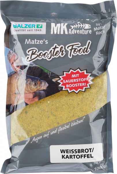 BALZER Matze Koch Booster Food 1000g Weissbrot-Kartoffel, Lock Futter