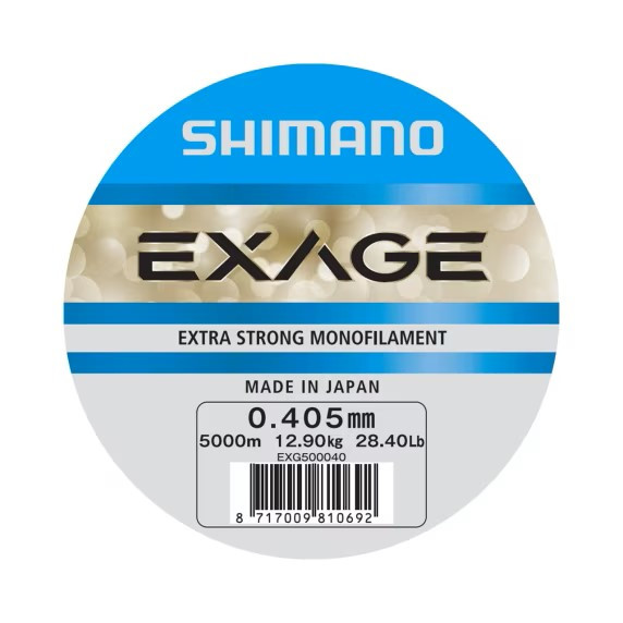 SHIMANO Exage 5000m Ø 0,405mm, 12,9kg = 28.40lb