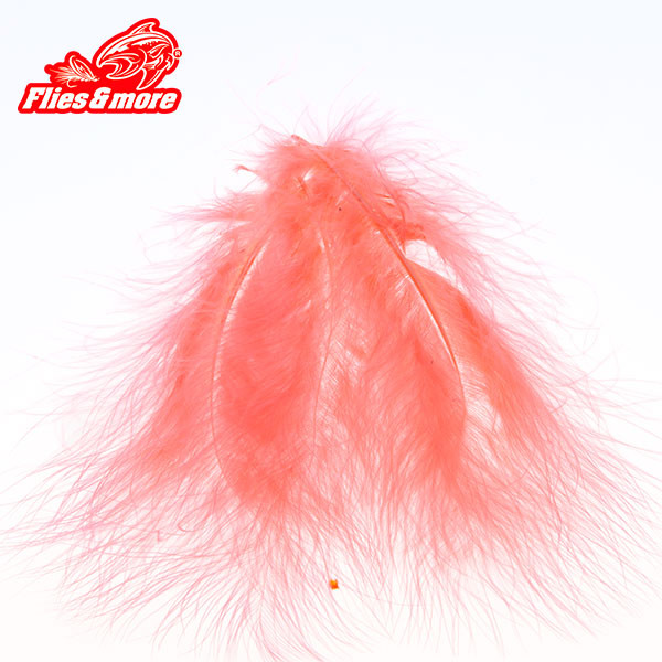 Flies & mors Marabou Strung Pattergriesen Salmon