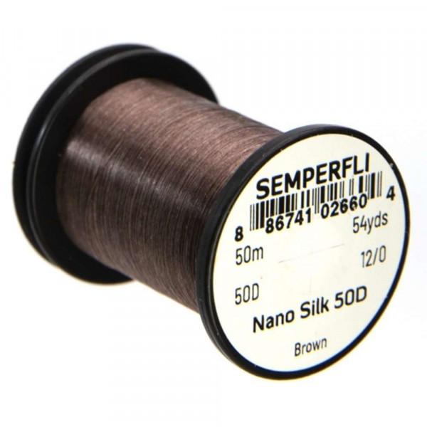 SEMPERFLI Nano Silk 50D 12/0 Brown