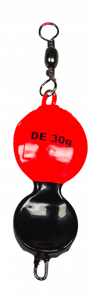 Dieter Eisele Flounder-Spoon 30g rot-schwarz