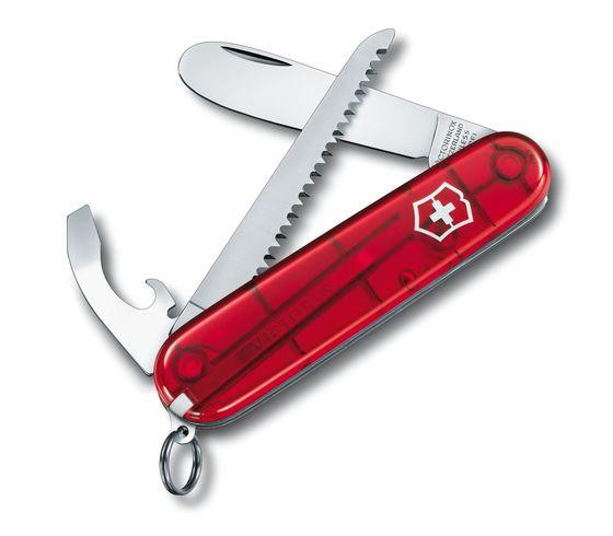 VICTORINOX Taschenwerkzeug, transp.rot My First Vx