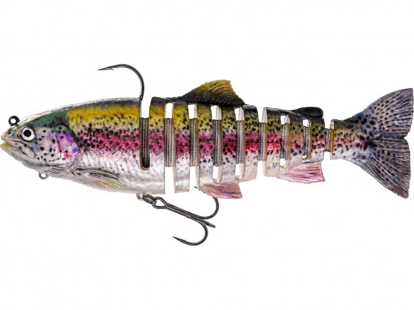 WESTIN TOMMY THE TROUT MULTI JOINTED R2F 16CM #4/0 #2 52G REAL RAINBOW TROUT 1PC SINKING