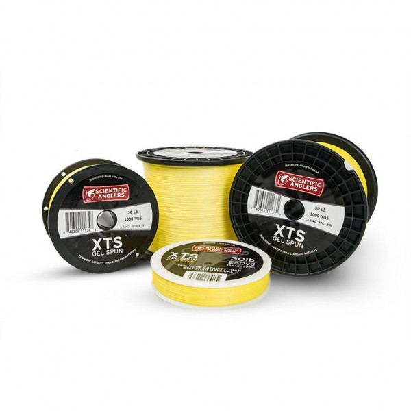 SCIENTIFIC ANGLERS XTS Gel Spun Backing, Yellow 30llbs lose