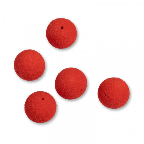 Zebco Flatty Scratcher EVA Beads fluo rot