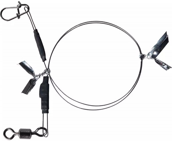 BKK 7x7 Wire leader-Allround (Duolock Snap), 25cm, 11kg
